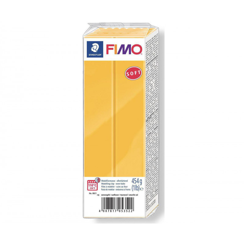 FIMO soft ŽLUTÁ 454 g blok