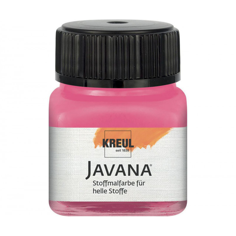 Barva na světlý textil JAVANA 20 ml růžová