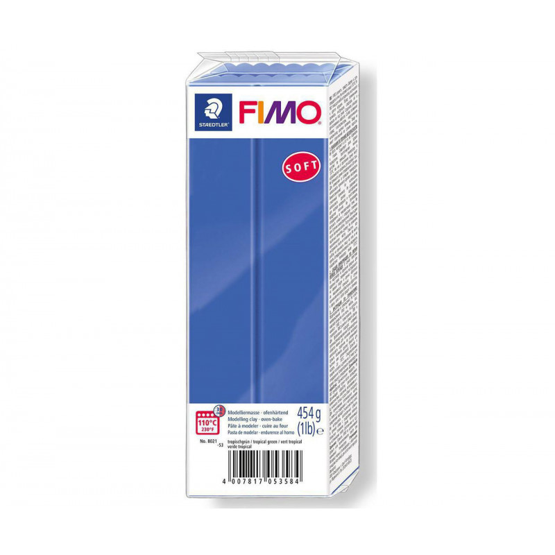 FIMO soft TMAVĚ MODRÁ 454 g blok