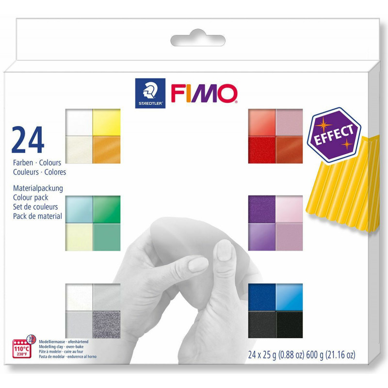 FIMO Efekt sada 24 barev 25 g