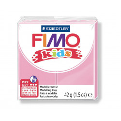 FIMO kids 42g - dětská modelovací hmota světle růžová