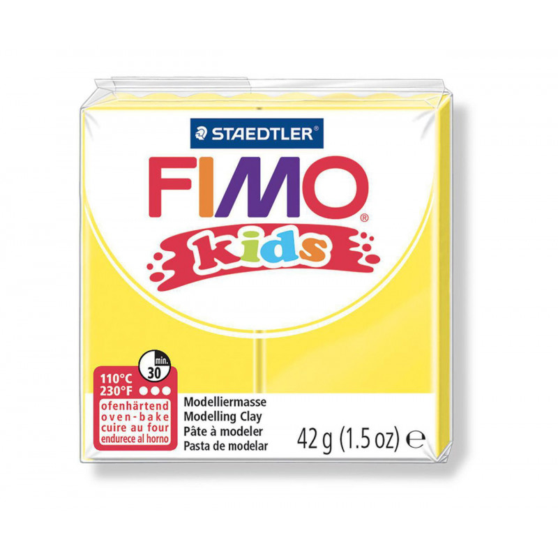 FIMO kids 42g - dětská modelovací hmota žlutá