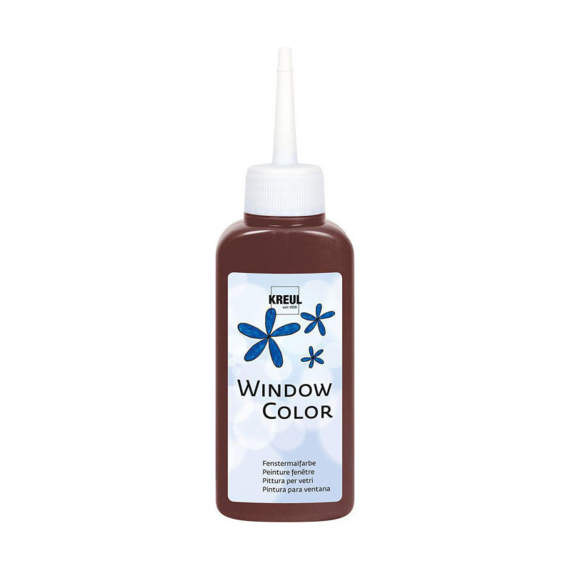 Barva na sklo WINDOW COLOR 80 ml tmavě hnědá