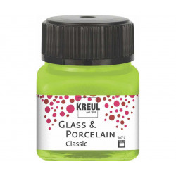 Barva na sklo a porcelán KREUL classic májová zelená 20 ml