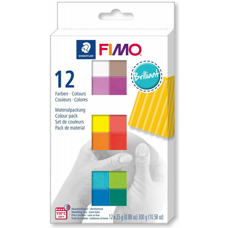 FIMO Soft sada 12 barev 25 g BRILLIANT