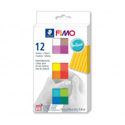 FIMO Soft sada 12 barev 25 g BRILLIANT