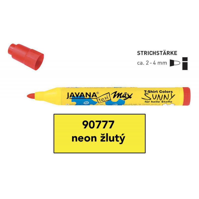 Fix JAVANA Texi Max SUNNY Medium 2-4 mm neon žlutý