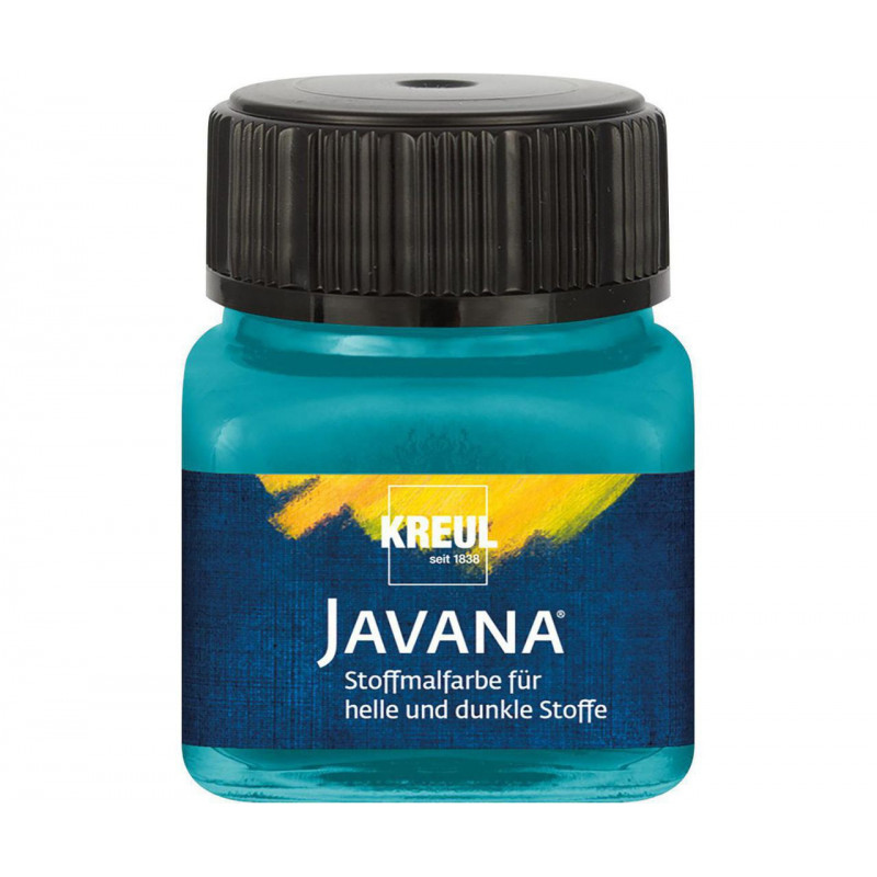 Barva na světlý a tmavý textil JAVANA 20 ml tyrkysová