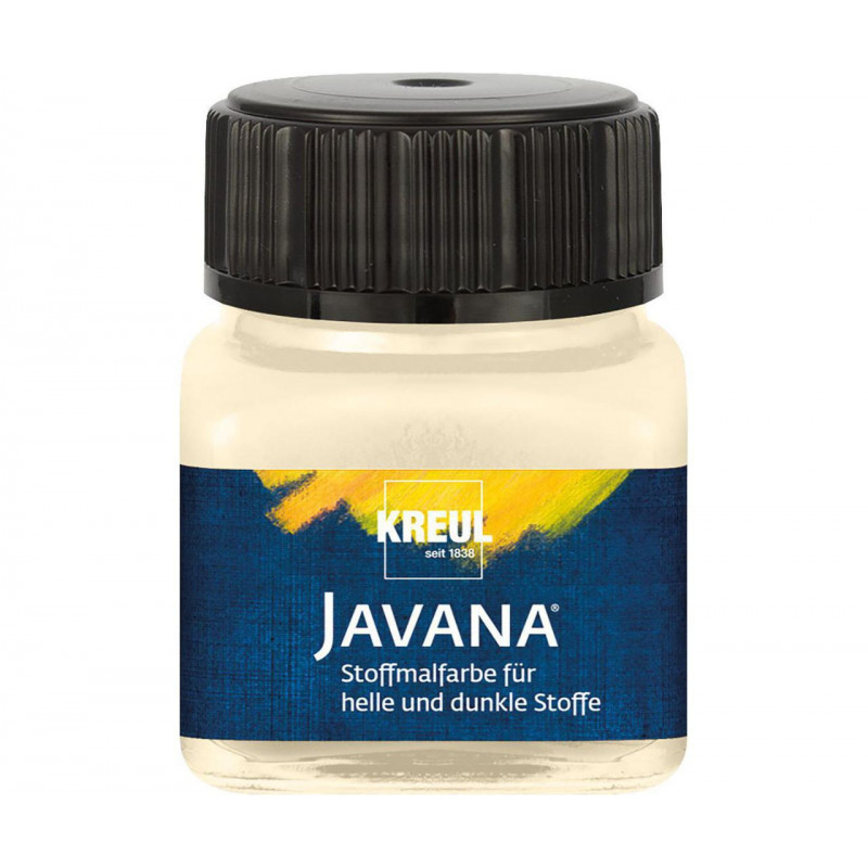 Barva na světlý a tmavý textil JAVANA 20 ml vanilková