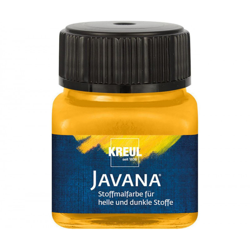 Barva na světlý a tmavý textil JAVANA 20 ml zlatožlutá