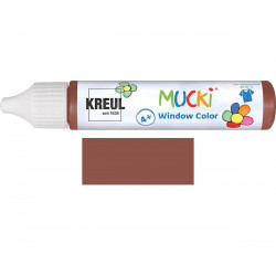 Barva na sklo MUCKI WINDOW COLOR 29 ml v tubě tmavě hnědá