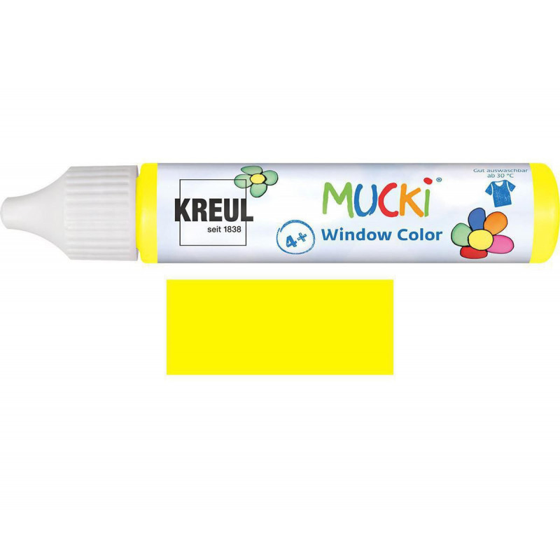 Barva na sklo MUCKI WINDOW COLOR 29 ml v tubě žlutá