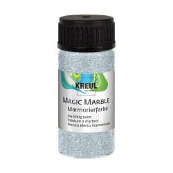 Mramorovací barva Magic Marble 20 ml třpytivá stříbrná