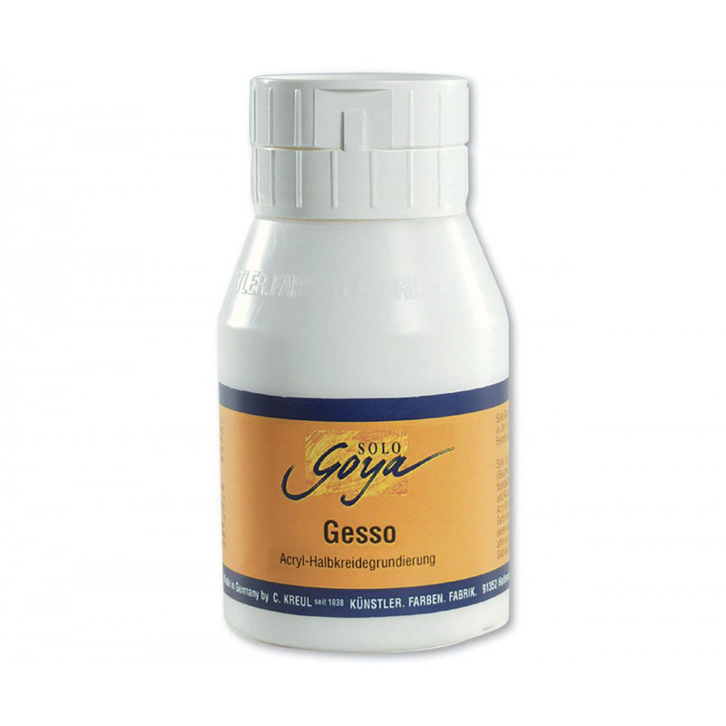 Malířské medium Gesso SOLO GOYA 500 ml