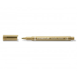 Metalický popisovač zlatý STAEDTLER 1-2 mm kuželový hrot