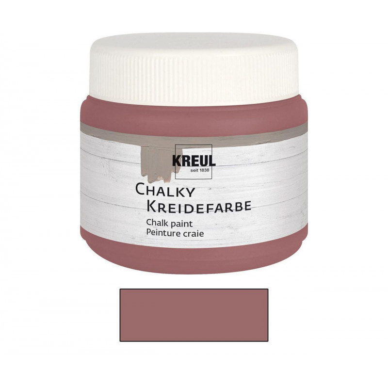 Křídová barva CHALKY PAINT 150 ml růžová marsala