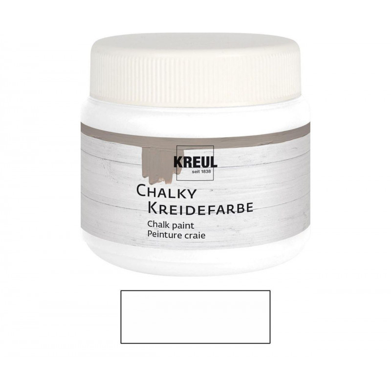 Křídová barva CHALKY PAINT 150 ml sněhově bílá