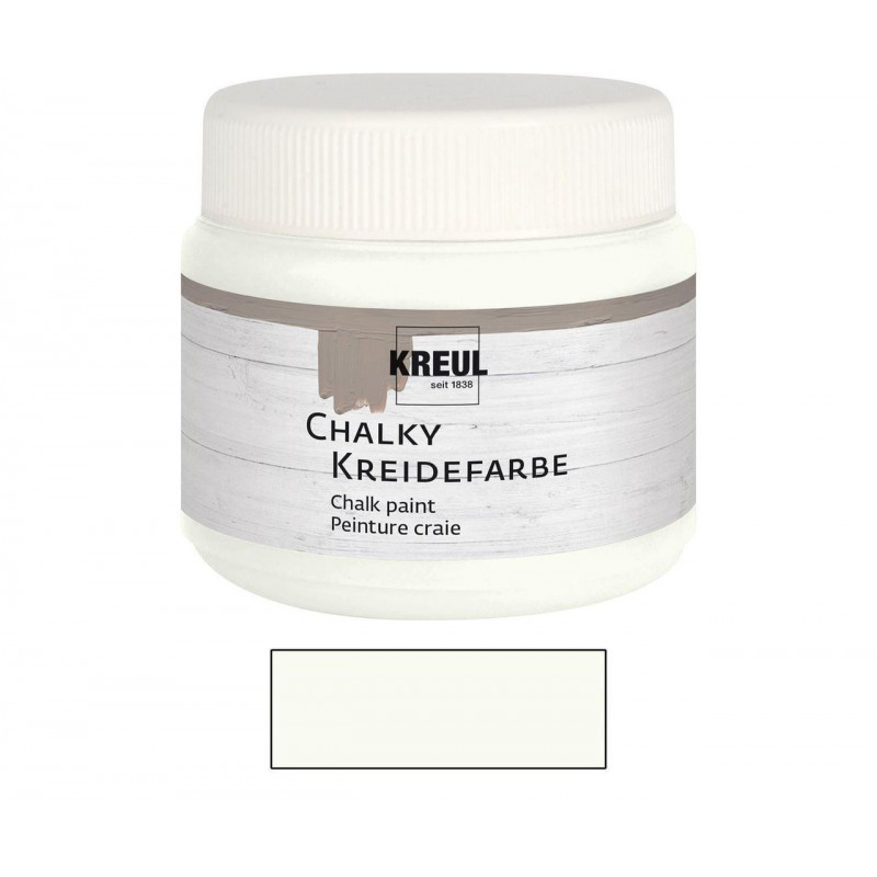 Křídová barva CHALKY PAINT 150 ml bílá bavlna