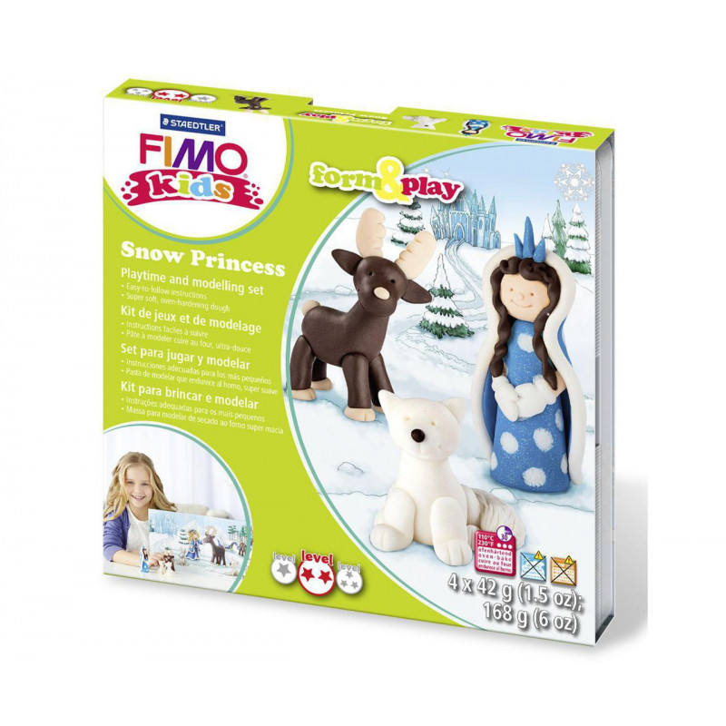 Sada FIMO kids Form & Play Sněhová princezna