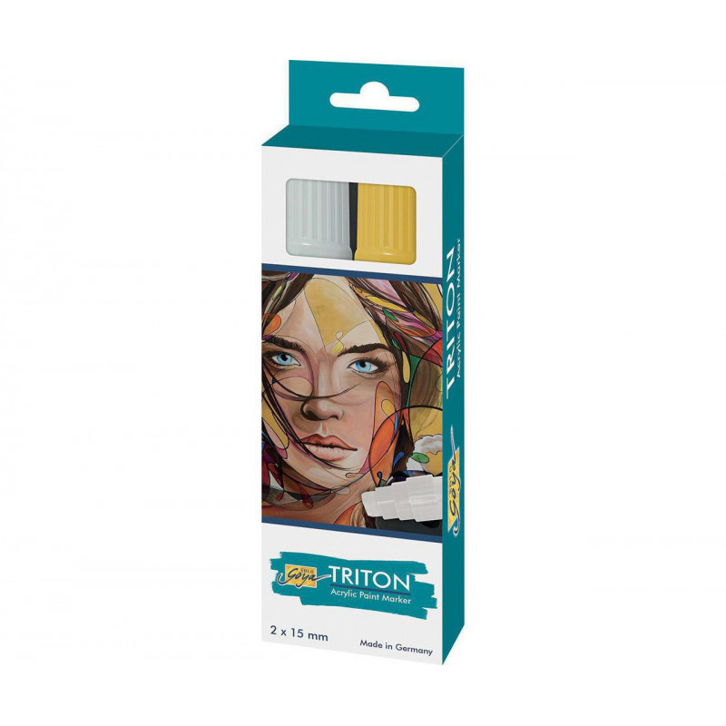 Sada Paint Marker TRITON SOLO GOYA 15 mm stříbrná + zlatá