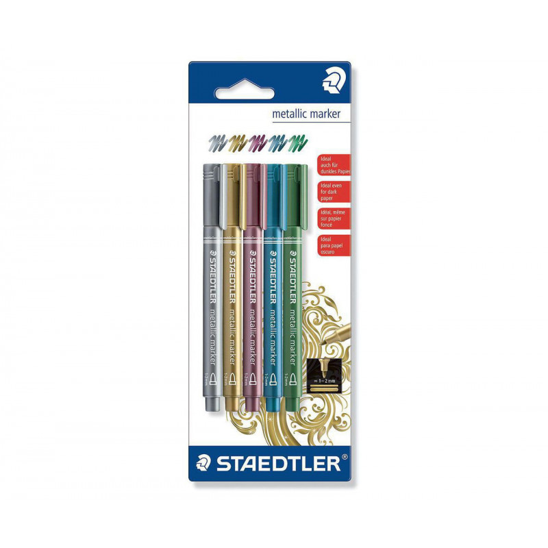 Sada Metalický popisovač STAEDTLER - 5 barev