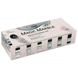 Sada Mramorovací barva Magic Marble Křídové barvy 6 x 20 ml