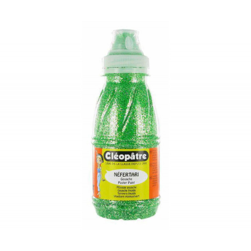 Třpytivý gel Cleopatre 250 ml Zelená