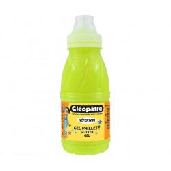 Třpytivý gel Cleopatre 250 ml NEON Žlutá