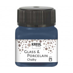 Sada barev na sklo a porcelán KREUL chalky 6 x 20 ml