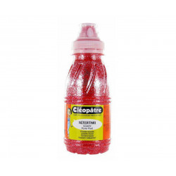 Třpytivý gel Cleopatre 250 ml Červená