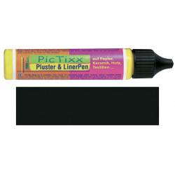 Plustrovací pero PicTixx Pluster & LinerPen 29 ml černá