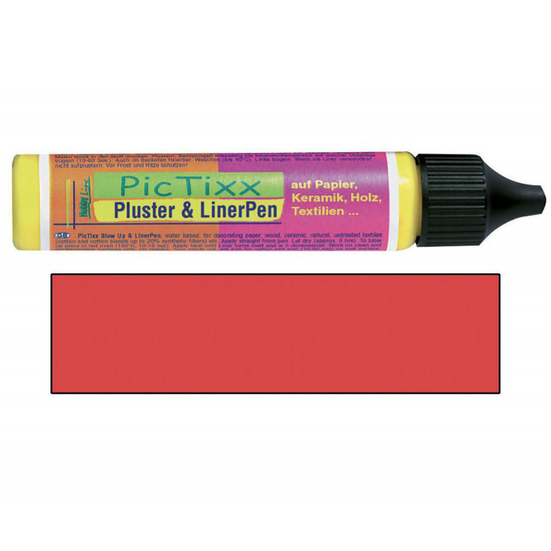 Plustrovací pero PicTixx Pluster & LinerPen 29 ml jahodová