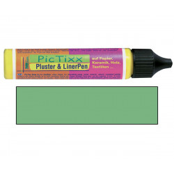 Plustrovací pero PicTixx Pluster & LinerPen 29 ml májová zelená