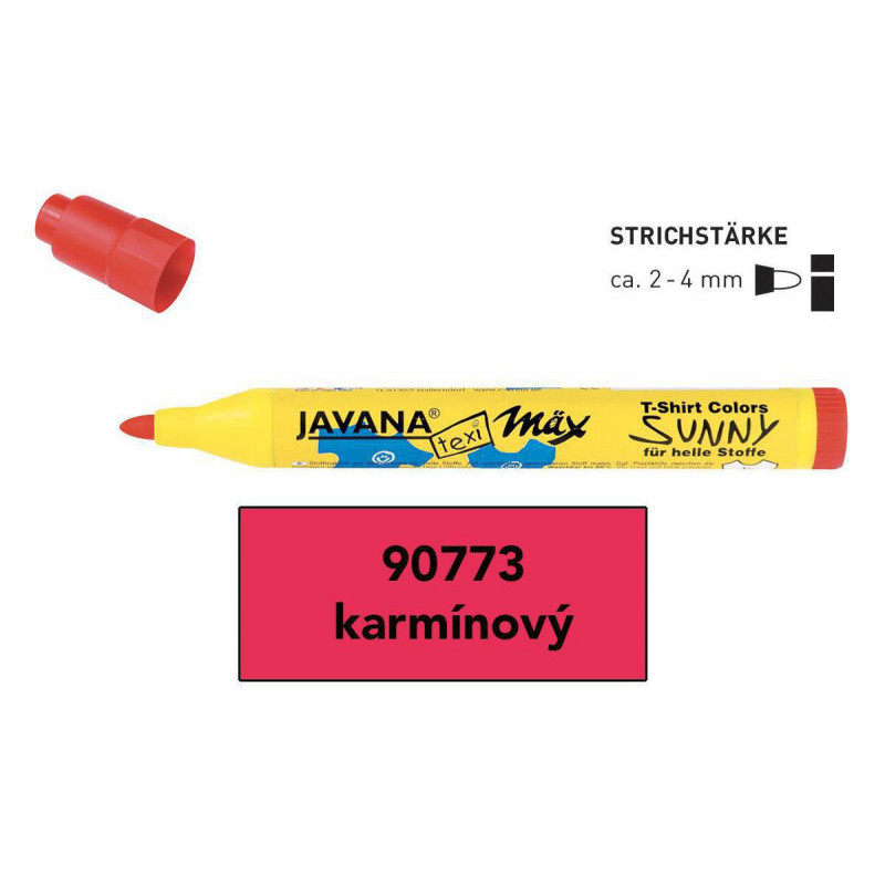 Fix JAVANA Texi Max SUNNY Medium 2-4 mm karmínový