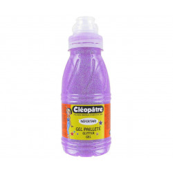 Třpytivý gel Cleopatre 250 ml NEON Fialová