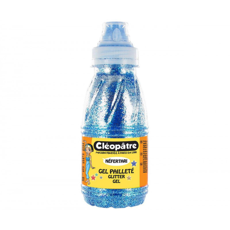 Třpytivý gel Cleopatre 250 ml Modrá