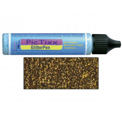 Plustrovací pero PicTixx GlitterPen 29 ml zlatá