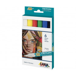 Sada Akrylový Paint Marker TRITON SOLO GOYA 1-4 mm 6 barev