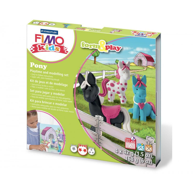 Sada FIMO kids Form & Play Poníci