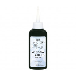 Barva Na Sklo Window Color 80ml Černá Kontura Neprůhledná, CK 42774