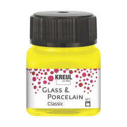 Barva Na Sklo A Porcelán KREUL Classic Kanárkově Žlutá 20ml CK 16201