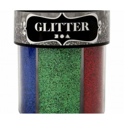 Sada Glitter třpytky 6 x 13 g tmavé barvy