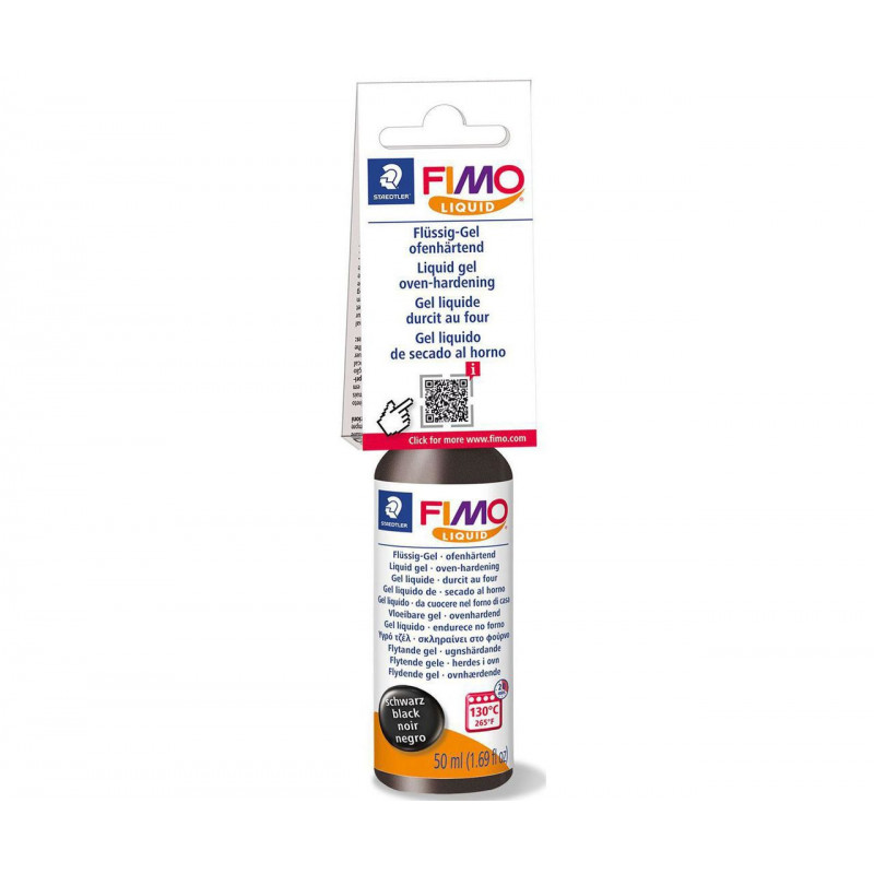 FIMO LIQUID Deco gel ČERNÝ 50 ml