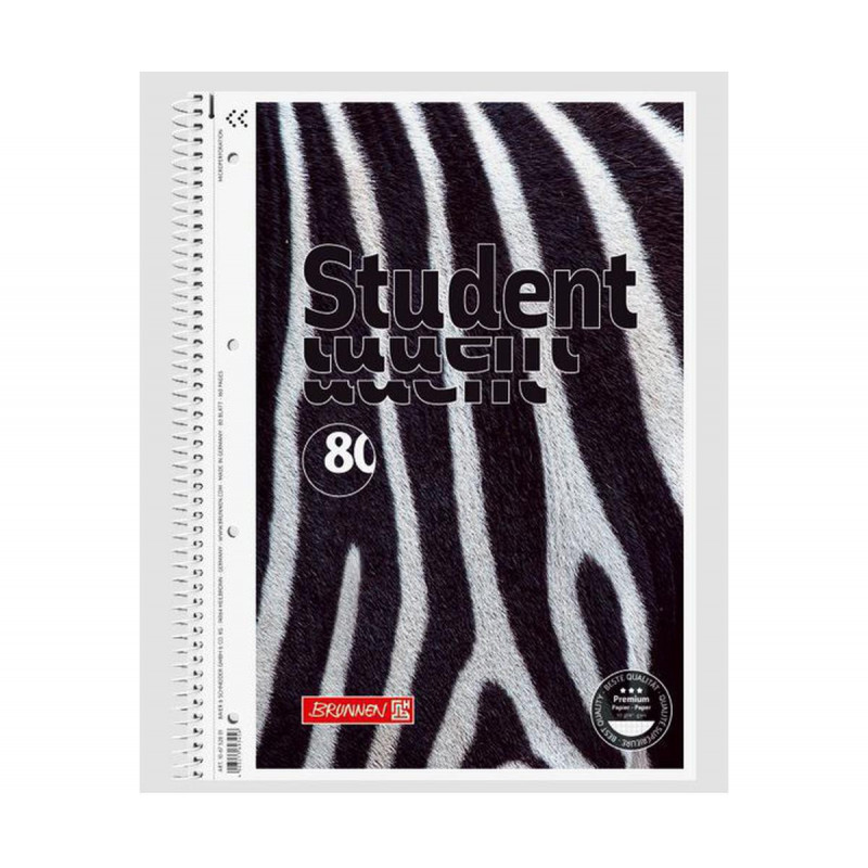 Student Blok A4 90g 3d Zebra