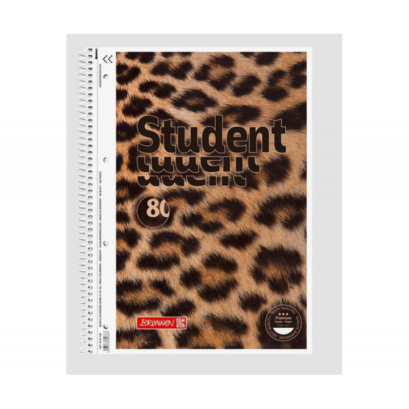 Student Blok A4 90g 3d Leopard