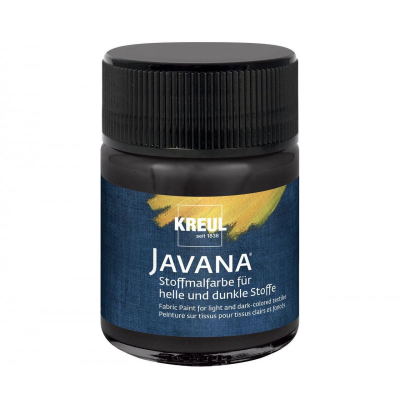 Barva Na Světlý A Tmavý Textil Javana 50ml Černá, CK 91961