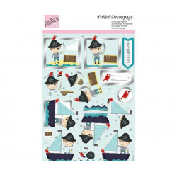 3d Papírové Výřezy - Pirát West Design Products Limited Papíry Vrstvení, Scrapbooking