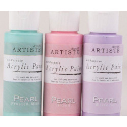Akrylové Barvy Artiste Perleťové 59ml Docrafts Výtvarné Potřeby