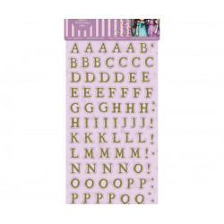 Abeceda Kartonové Samolepky Gorjuss (166ks), West Design Products Limited Plastické, Scrapbooking Papír