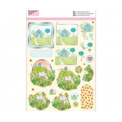 3d Papírové Výřezy - Dům Na Kopci Docrafts Papíry Vrstvení, Scrapbooking